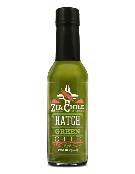 Zia Chile Traders Green Chile Hot Sauce bottle