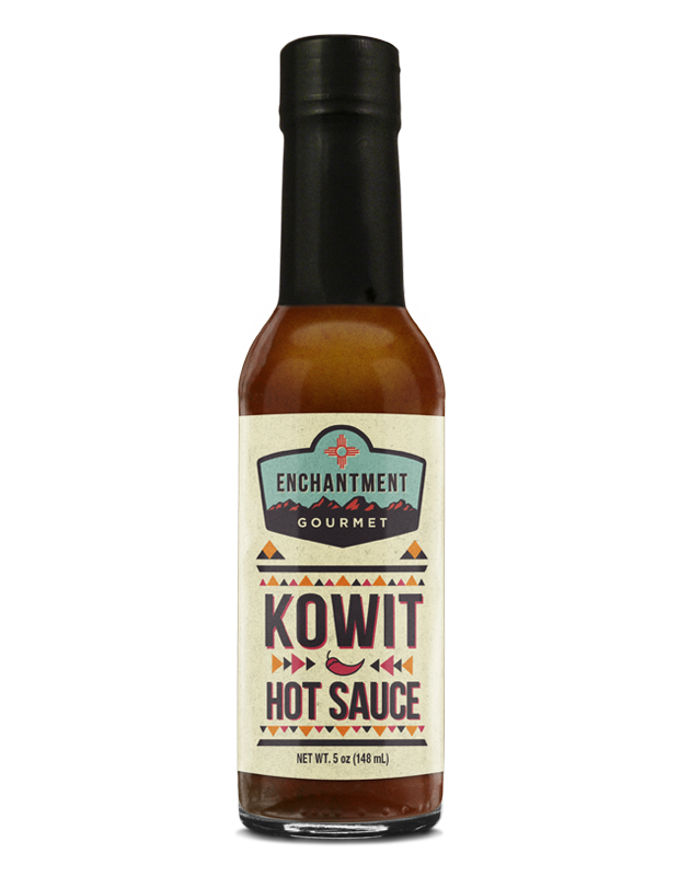 Kowit hot sauce bottle