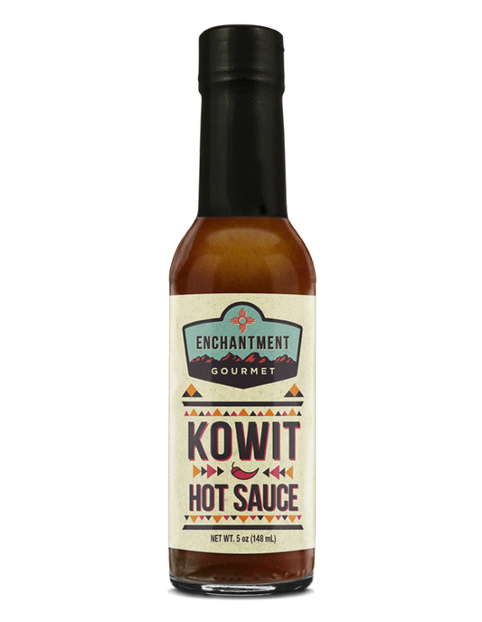 Kowit hot sauce bottle