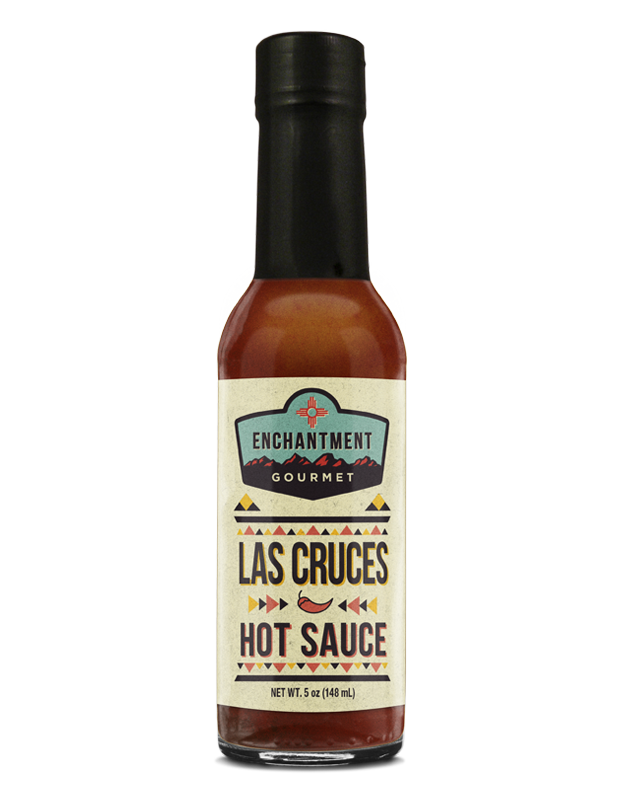 Las Cruces hot sauce bottle