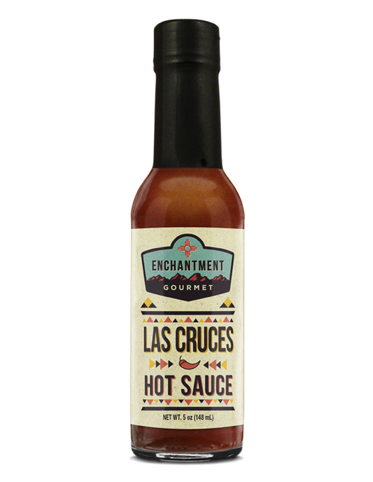 Las Cruces hot sauce bottle 