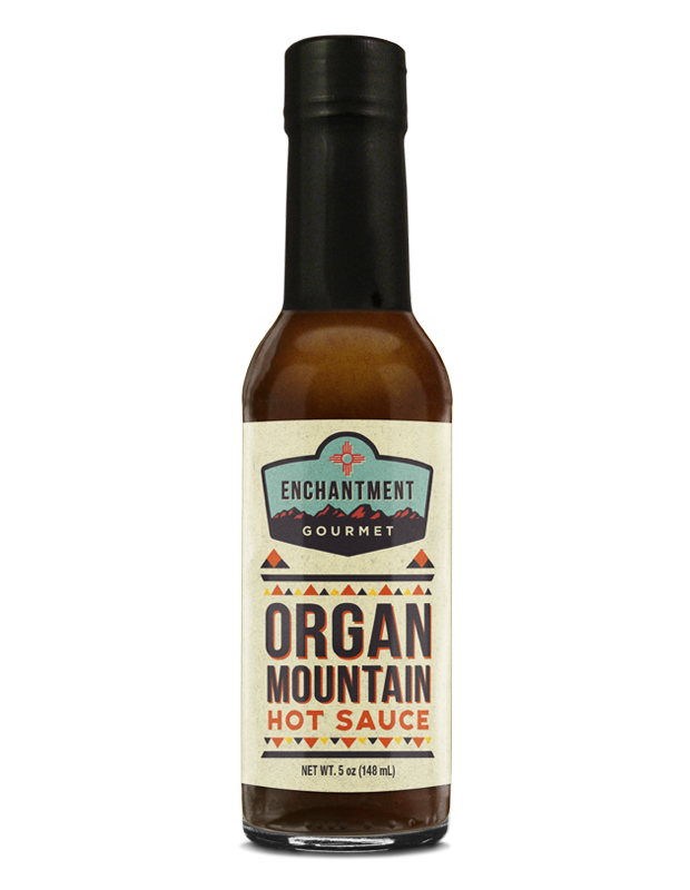Organ Mountain hot sauce bottle