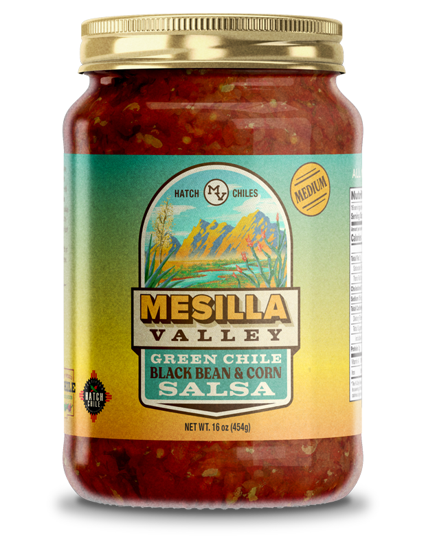 Mesilla Valley Black Bean Corn Salsa jar