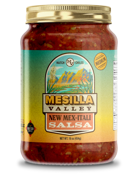 Mesilla Valley NewMex-Itali Salsa jar