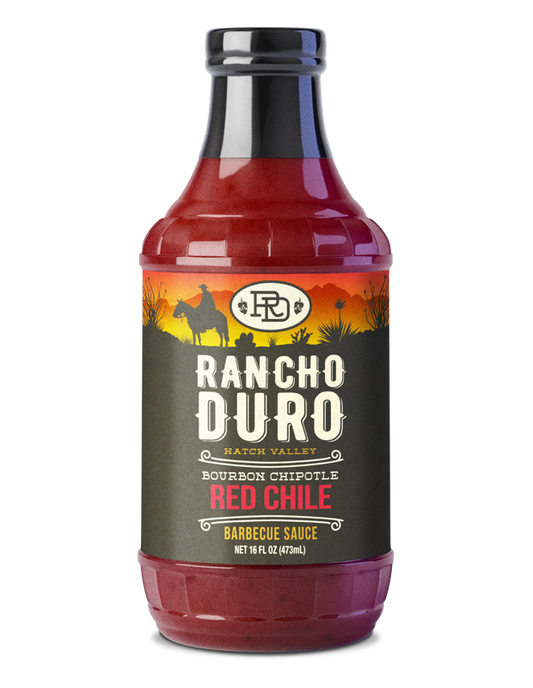 Rancho Duro Bourbon Chipotle Barbecue Sauce 16 ounce bottle
