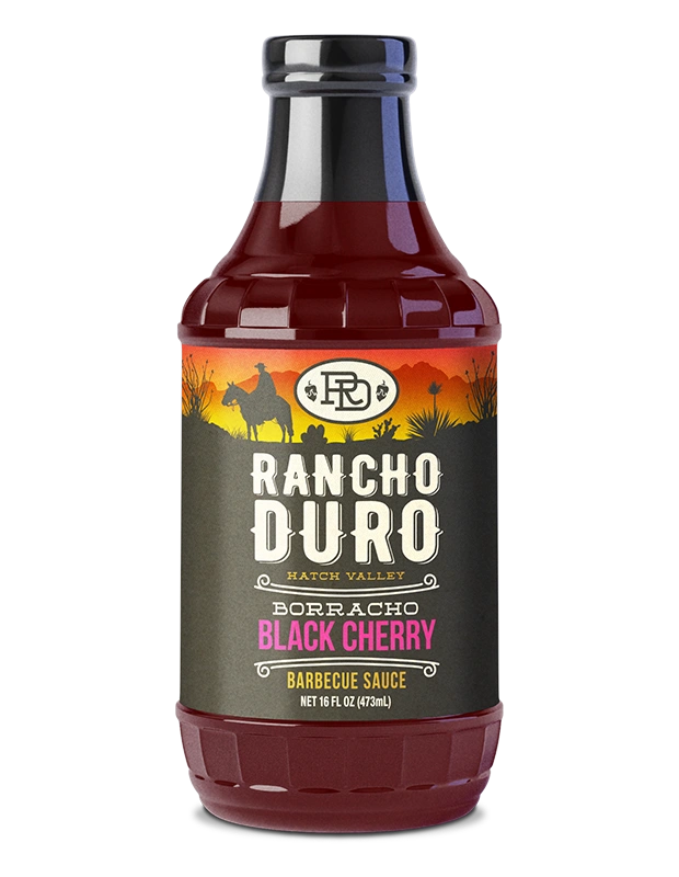 Borracho Black Cherry Barbecue Sauce bottle