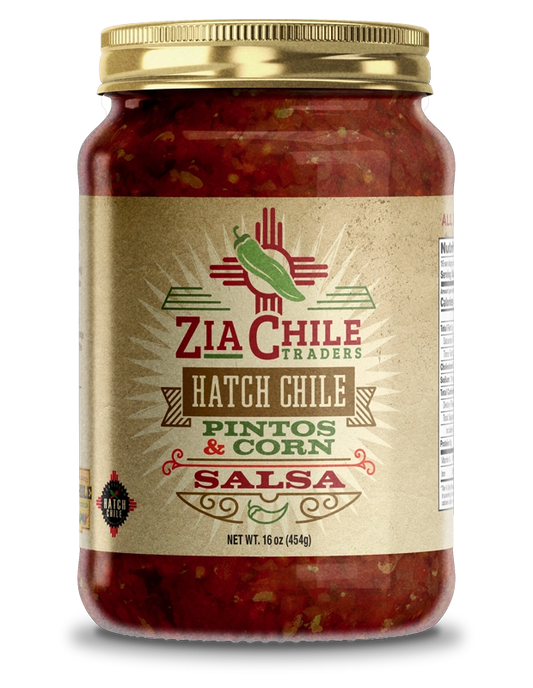 Hatch Chile Pintos & Corn Salsa