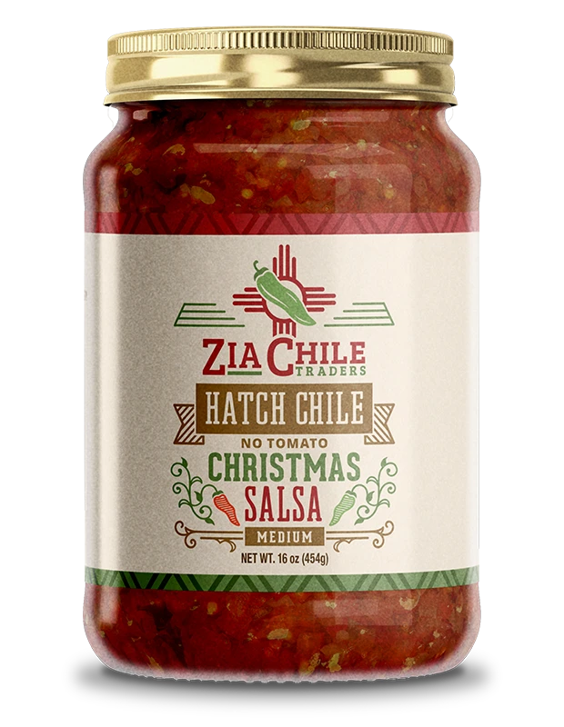Hatch Chile Christmas Salsa (Medium) – Zia Chile Traders