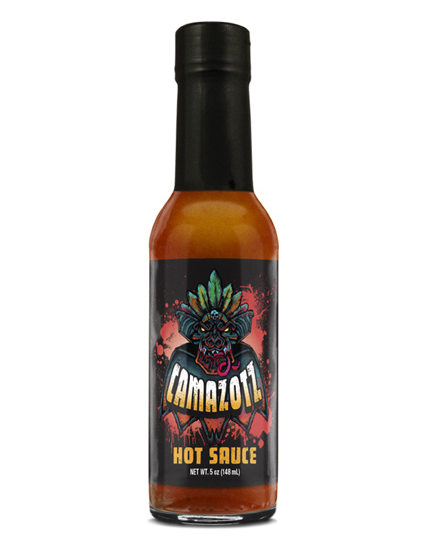 Camazotz hot sauce bottle 