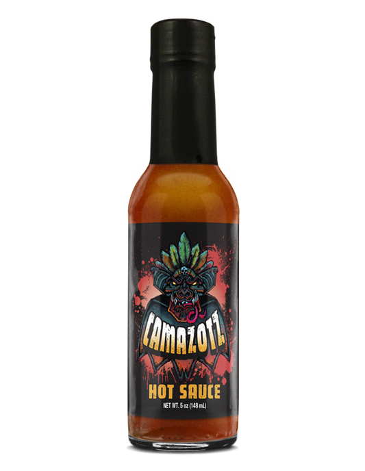 Camazotz hot sauce bottle 