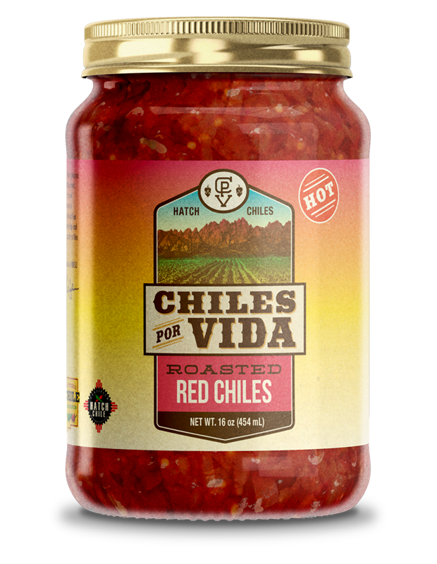 Chiles Por Vida Red Chiles Hot jar