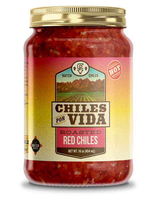 Chiles Por Vida Red Chiles Hot jar