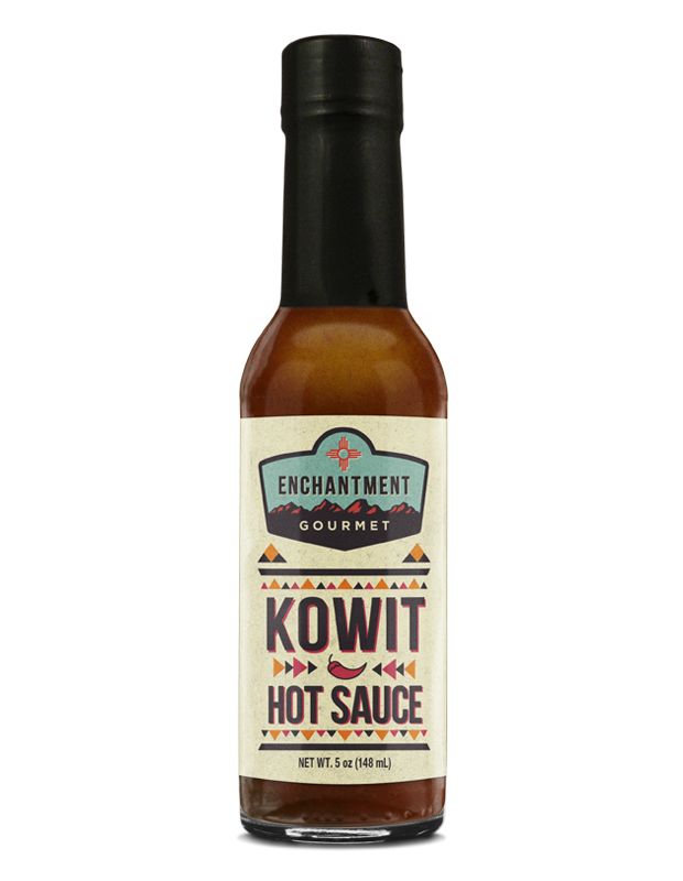 Kowit hot sauce bottle 