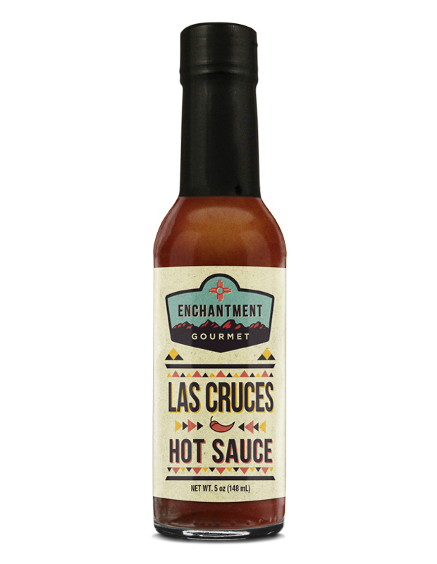 Las Cruces hot sauce bottle 